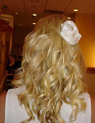 Fryzury Długie Ślubne Kręcone Rozpuszczone Blond - 1568535