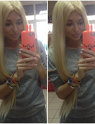 Fryzury Długie Na co dzień Proste Rozpuszczone Blond - 2155832