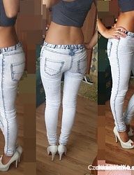 Moda Spodnie Jeansy - 1755181