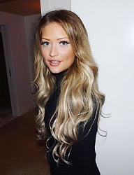 Fryzury Długie Na co dzień Kręcone Rozpuszczone Blond - 3075280