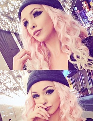 Fryzury Średnie Na co dzień Kręcone Rozpuszczone Blond - 3152300