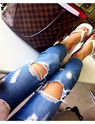 Moda Spodnie Jeansy - 2816725