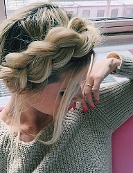 Fryzury Długie Na co dzień Proste Warkocze Blond - 2958525