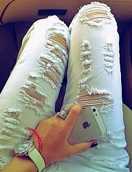 Moda Spodnie Jeansy - 1812984