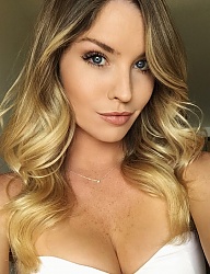 Fryzury Średnie Na co dzień Kręcone Rozpuszczone Blond - 3160265
