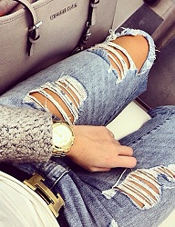 Moda Spodnie Jeansy - 2840105