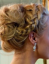 Fryzury Długie Na co dzień Proste Kok Blond - 2168962