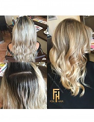 Fryzury Długie Na co dzień Kręcone z grzywką Rozpuszczone Blond - 3162956