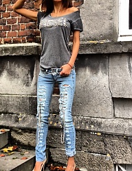 Moda Spodnie Jeansy - 2421213