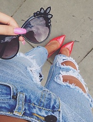 Moda Spodnie Jeansy - 2816291