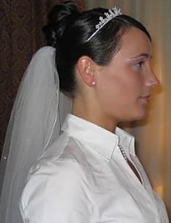 Fryzury Średnie Ślubne - 3823