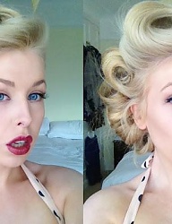 Fryzury Długie Na co dzień Kręcone Rozpuszczone Blond - 1527206