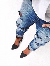 Moda Spodnie Jeansy - 2576123