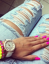 Moda Spodnie Jeansy - 1832834