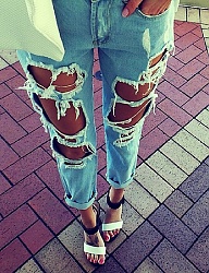 Moda Spodnie Jeansy - 2689750