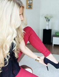 Fryzury Długie Na co dzień Kręcone Rozpuszczone Blond - 1527128