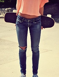 Moda Spodnie Jeansy - 2062399