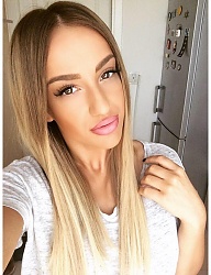 Fryzury Długie Na co dzień Proste Rozpuszczone Blond - 3020590