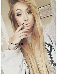 Fryzury Długie Na co dzień Proste Rozpuszczone Blond - 2962182