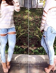 Moda Spodnie Jeansy - 2665362