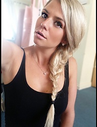 Fryzury Długie Na co dzień Proste Warkocze Blond - 2119853