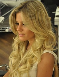 Fryzury Długie Na co dzień Kręcone Rozpuszczone Blond - 2400974