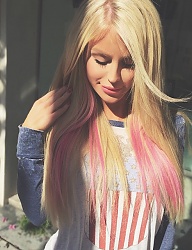 Fryzury Długie Na co dzień Proste Rozpuszczone Blond - 3029215