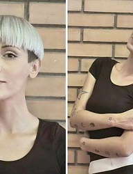Fryzury Krótkie Na co dzień Proste z grzywką - 3145782