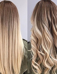 Fryzury Długie Na co dzień Kręcone Rozpuszczone Blond - 3209056