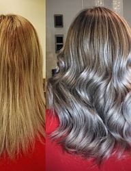 Fryzury Średnie Na co dzień Kręcone Kok Blond - 3263912
