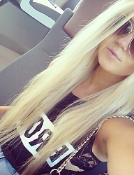 Fryzury Długie Na co dzień Proste Rozpuszczone Blond - 2007400