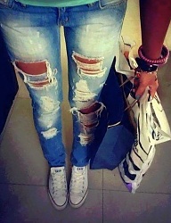 Moda Spodnie Jeansy - 2850282