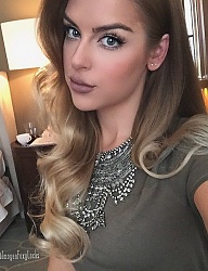 Fryzury Długie Na co dzień Kręcone Rozpuszczone Blond - 2987085
