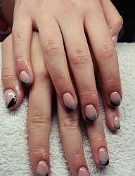 Paznokcie French Kwadratowe - 3129239