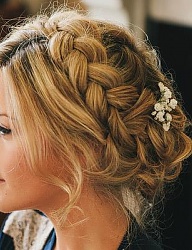 Fryzury Długie Na co dzień Kręcone Upięcie Blond - 2344260