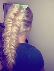Fryzury Długie Na co dzień Proste Warkocze Blond - 3022618