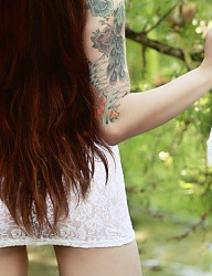Fryzury Długie Na co dzień Kręcone Rozpuszczone Rude - 2383160
