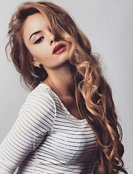 Fryzury Długie Na co dzień Kręcone Rozpuszczone Blond - 3021679