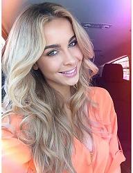 Fryzury Długie Na co dzień Kręcone Rozpuszczone Blond - 3053622