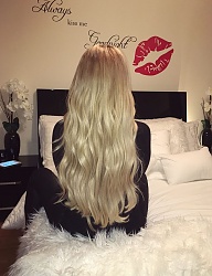 Fryzury Długie Na co dzień Kręcone Rozpuszczone Blond - 3099016