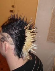 Fryzury Średnie Alternatywne Punk Rock - 643
