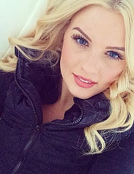 Fryzury Średnie Na co dzień Kręcone Rozpuszczone Blond - 3136060