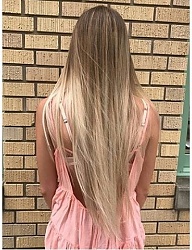 Fryzury Długie Na co dzień Proste Rozpuszczone Blond - 3241856