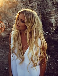 Fryzury Długie Na co dzień Kręcone Rozpuszczone Blond - 3058989