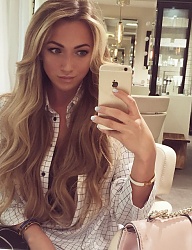 Fryzury Długie Na co dzień Proste Rozpuszczone Blond - 3018425
