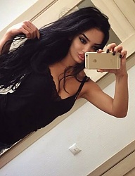 Fryzury Długie Na co dzień Kręcone Rozpuszczone Czarne - 2999810