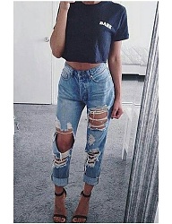 Moda Spodnie Jeansy - 3221545