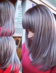 Fryzury Długie Na co dzień Proste z grzywką Rozpuszczone Blond - 3234172