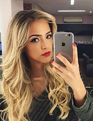 Fryzury Długie Na co dzień Kręcone Rozpuszczone Blond - 2987395