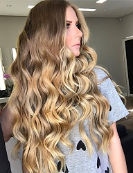 Fryzury Długie Na co dzień Kręcone Rozpuszczone Blond - 3234919